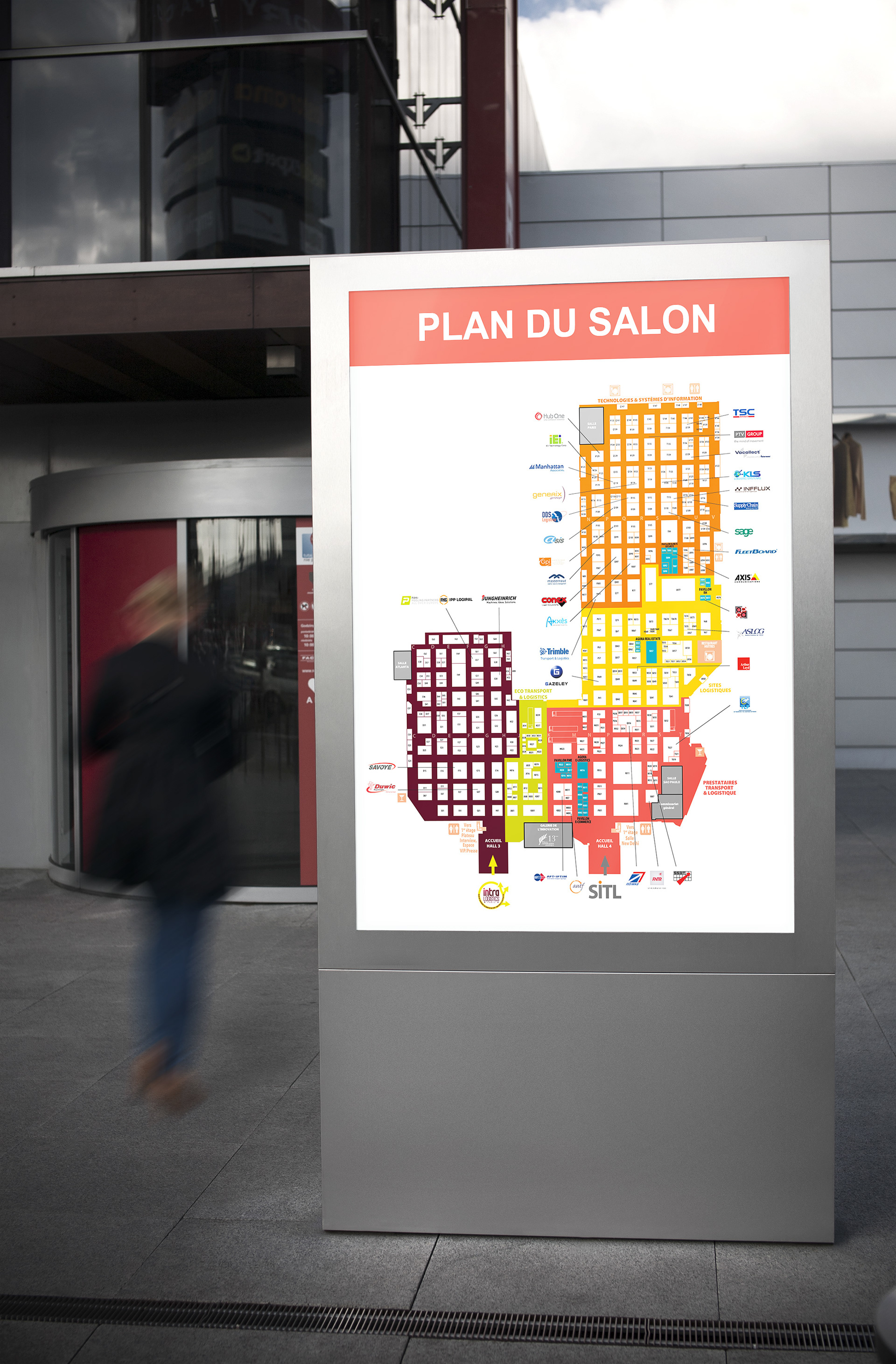 Plan du salon Reed Exposition