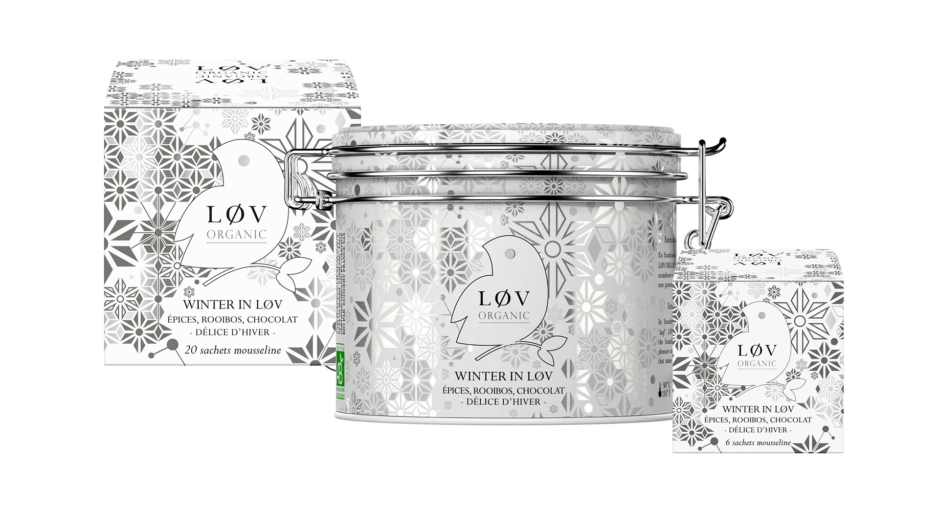 Gamme infusion Winter in Lov de Lov Organic