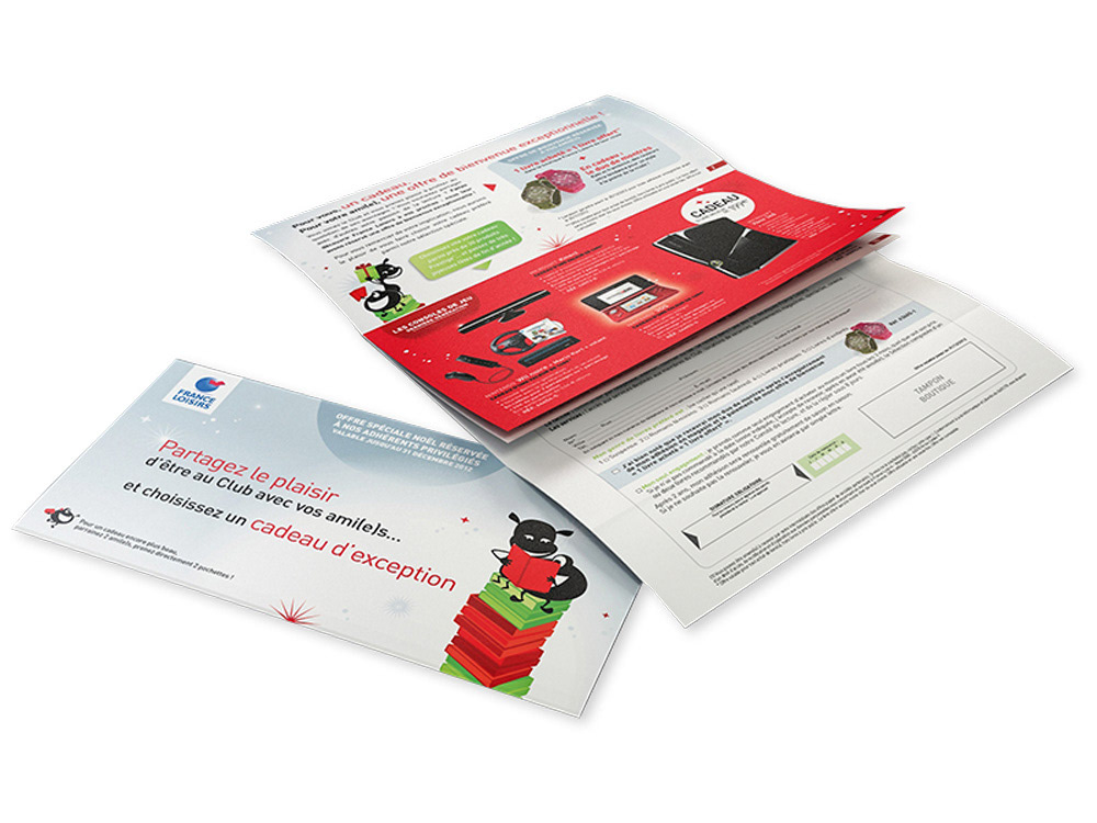 Catalogue cadeaux pour France Loisirs