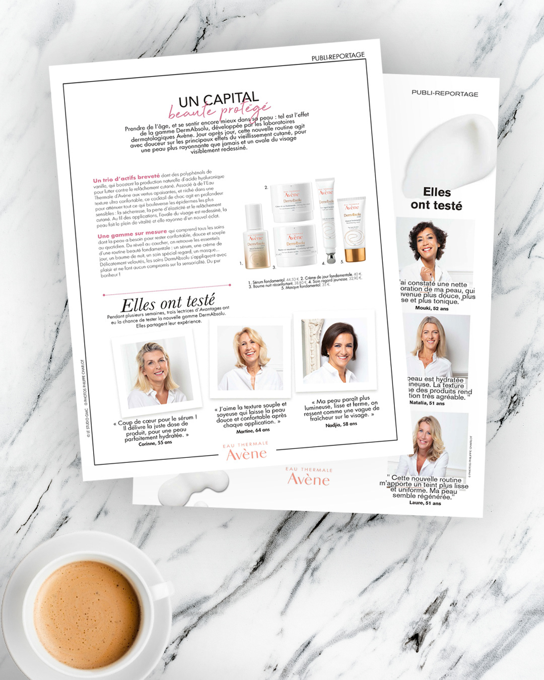 Avene pour Marie Claire