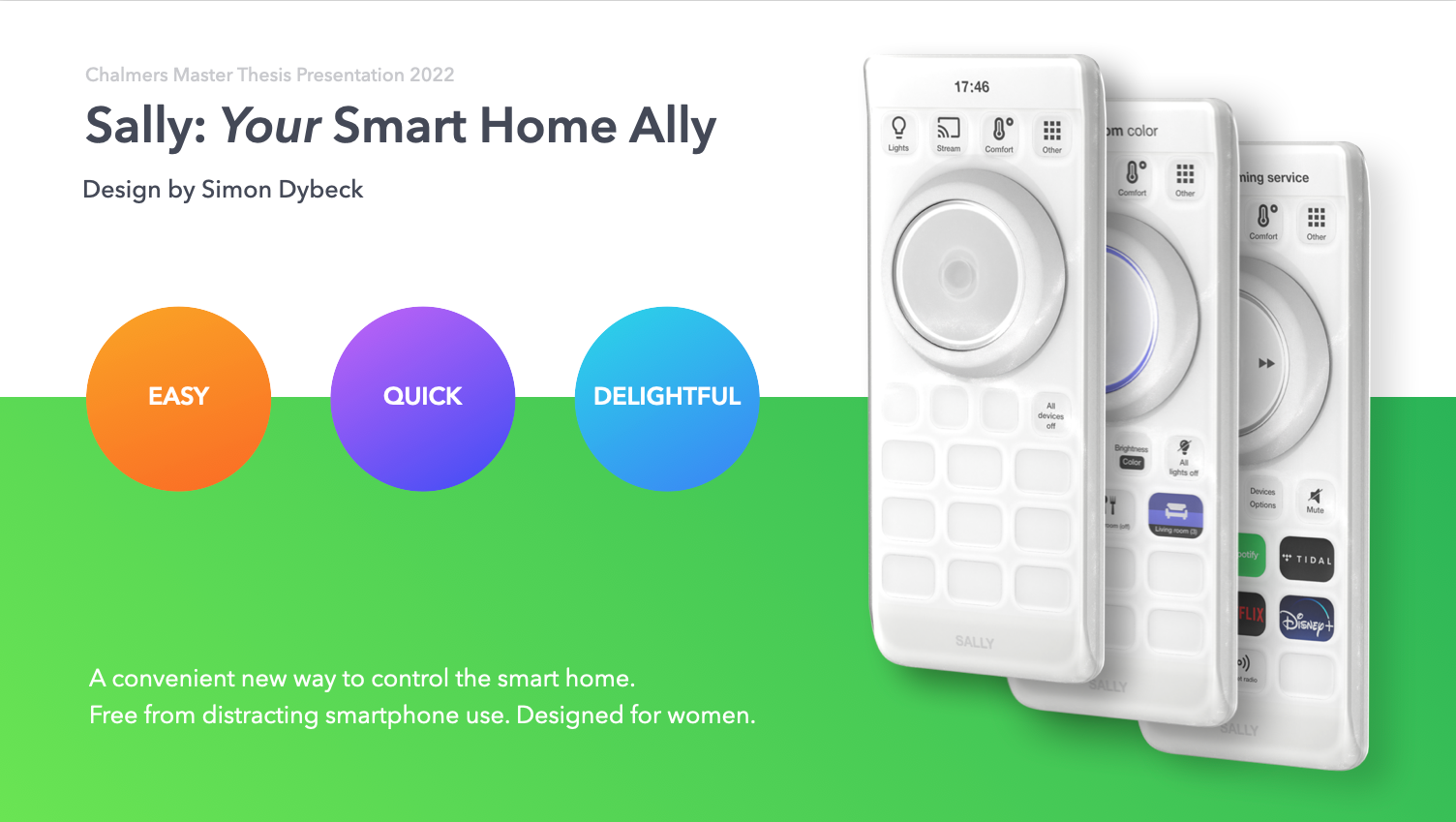 bättre design - Sally: Your Smart Home Ally