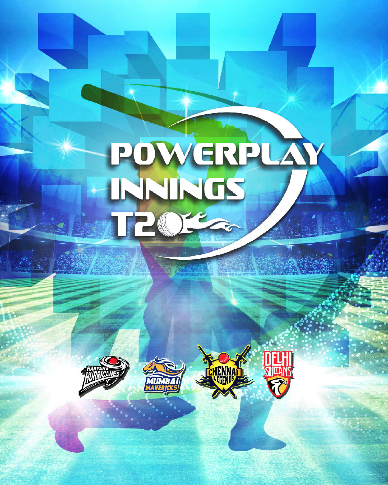 Cricket match poster