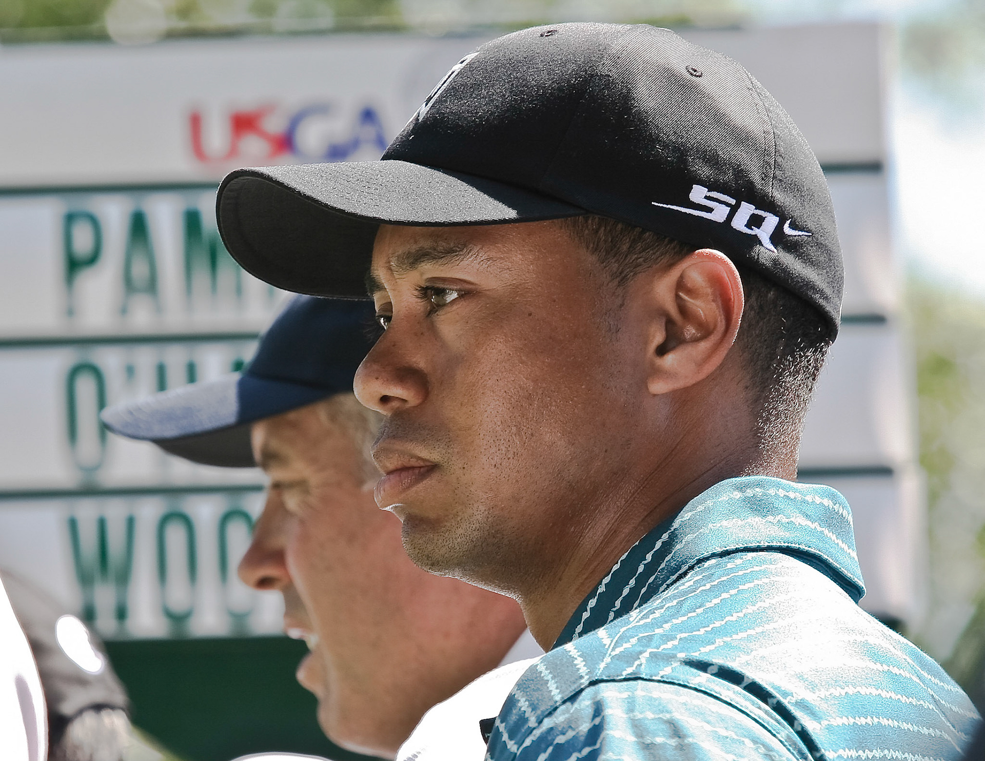 MAMARONECK, NY - JUNE 13: Following a nine week layoff after the passing of his father, Tiger prepares to play in the 2006 US open on June 13, 2006 in Mamaroneck, NY. He missed the cut.