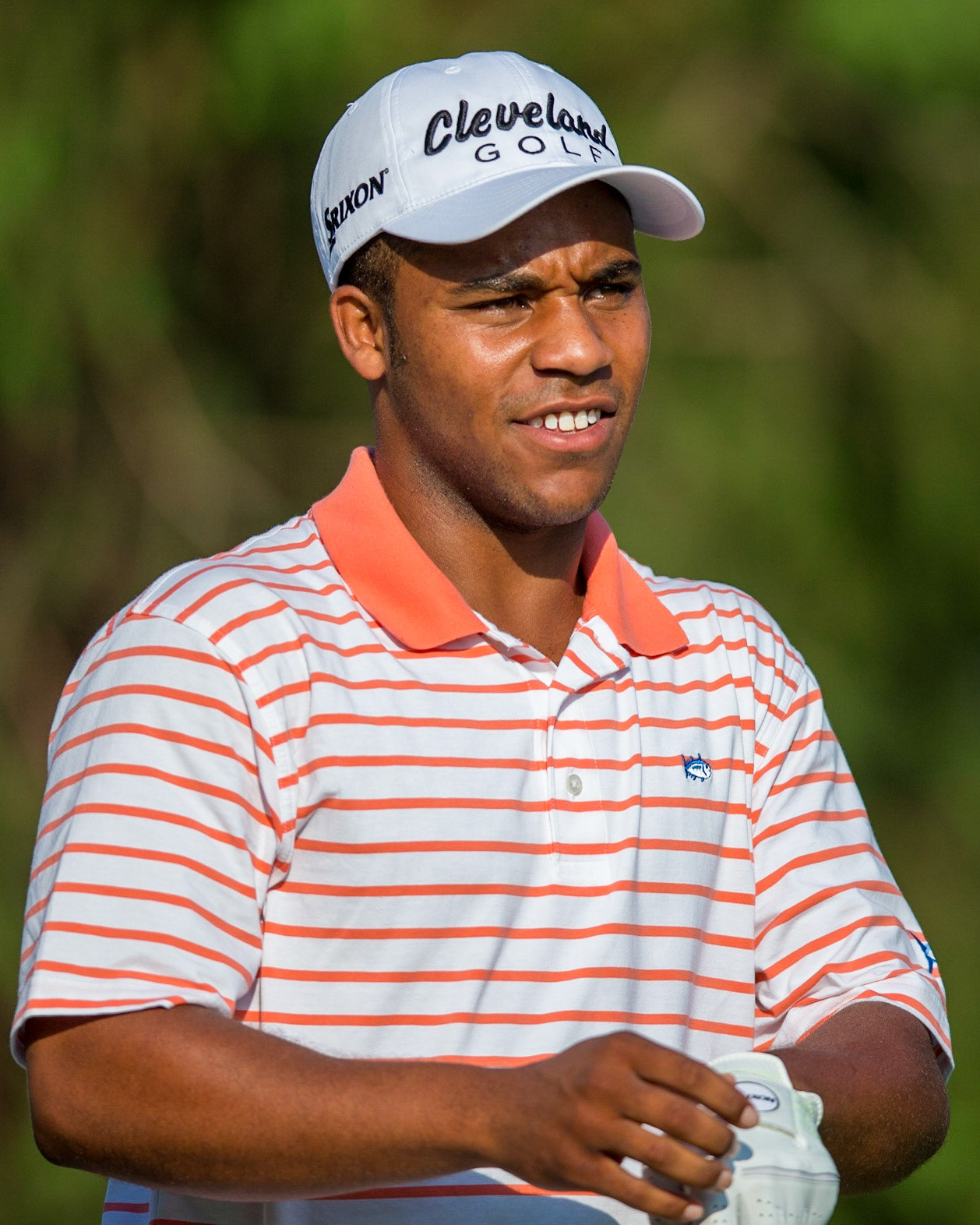 ARDMORE, PA USA- June 12, 2013: Harold Varner  as he plays in the 2013 US Open at Merion on June 12, 2013 in Ardmore, PA.