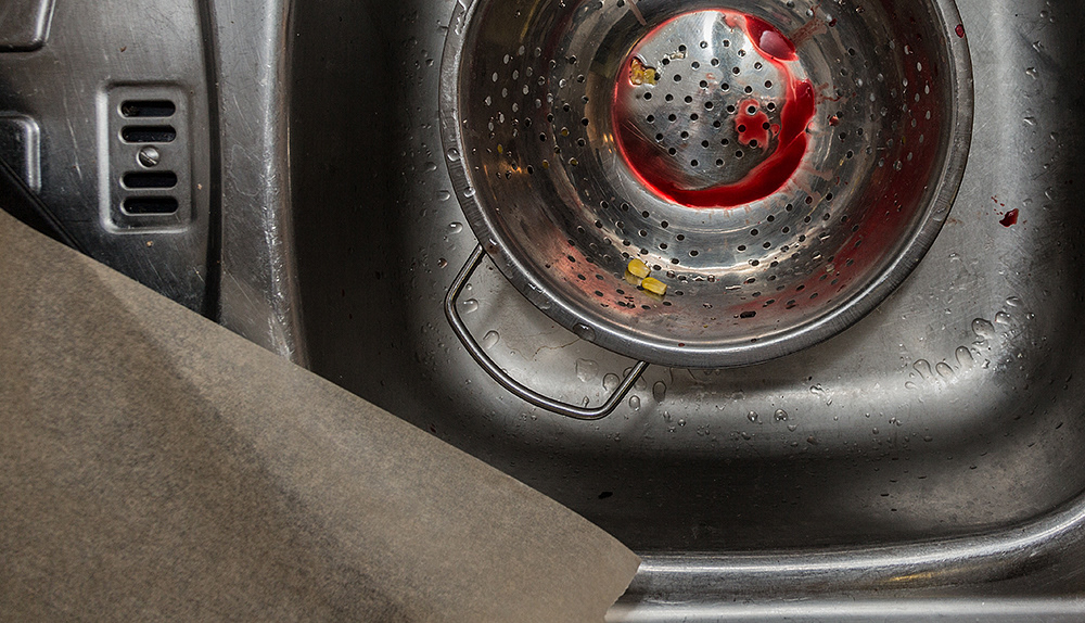 Monika Balu Sinking Sink Photography Blood in sink