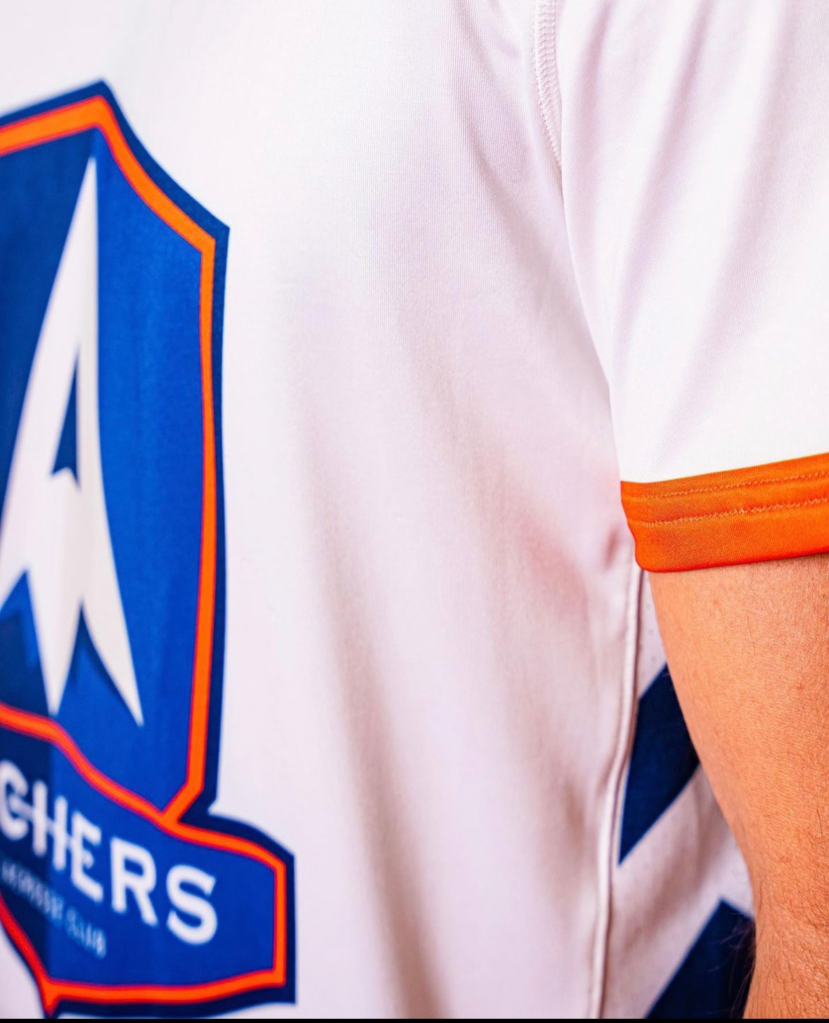 Alternate white jersey details.