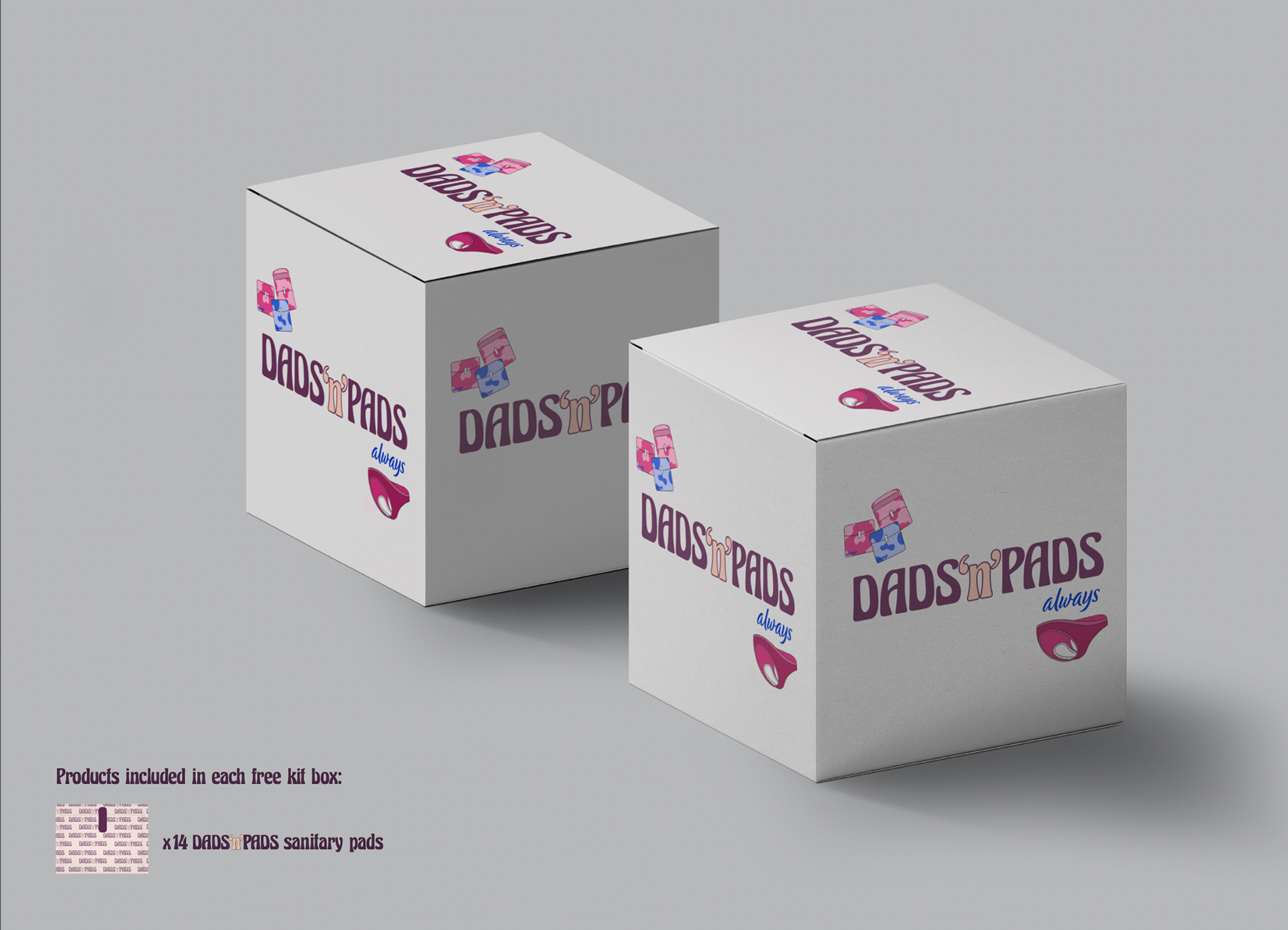 Kit Box Mock-up Design