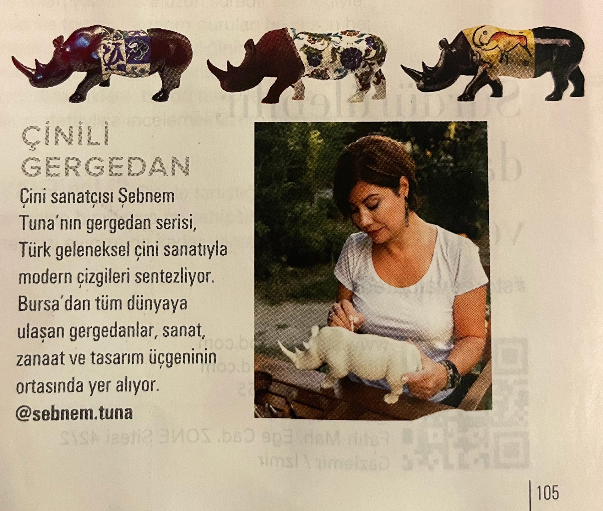 Şebnem Tuna, 'La Maison' Magazine