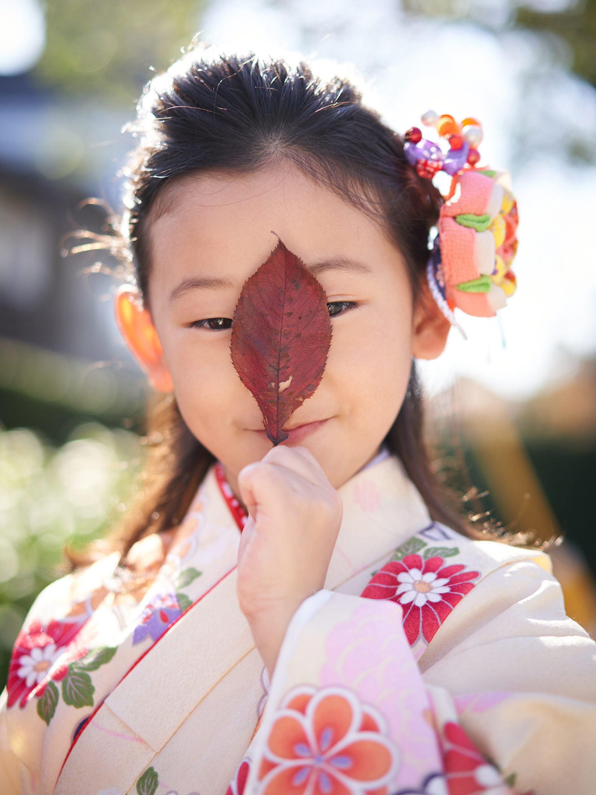 七五三の少女