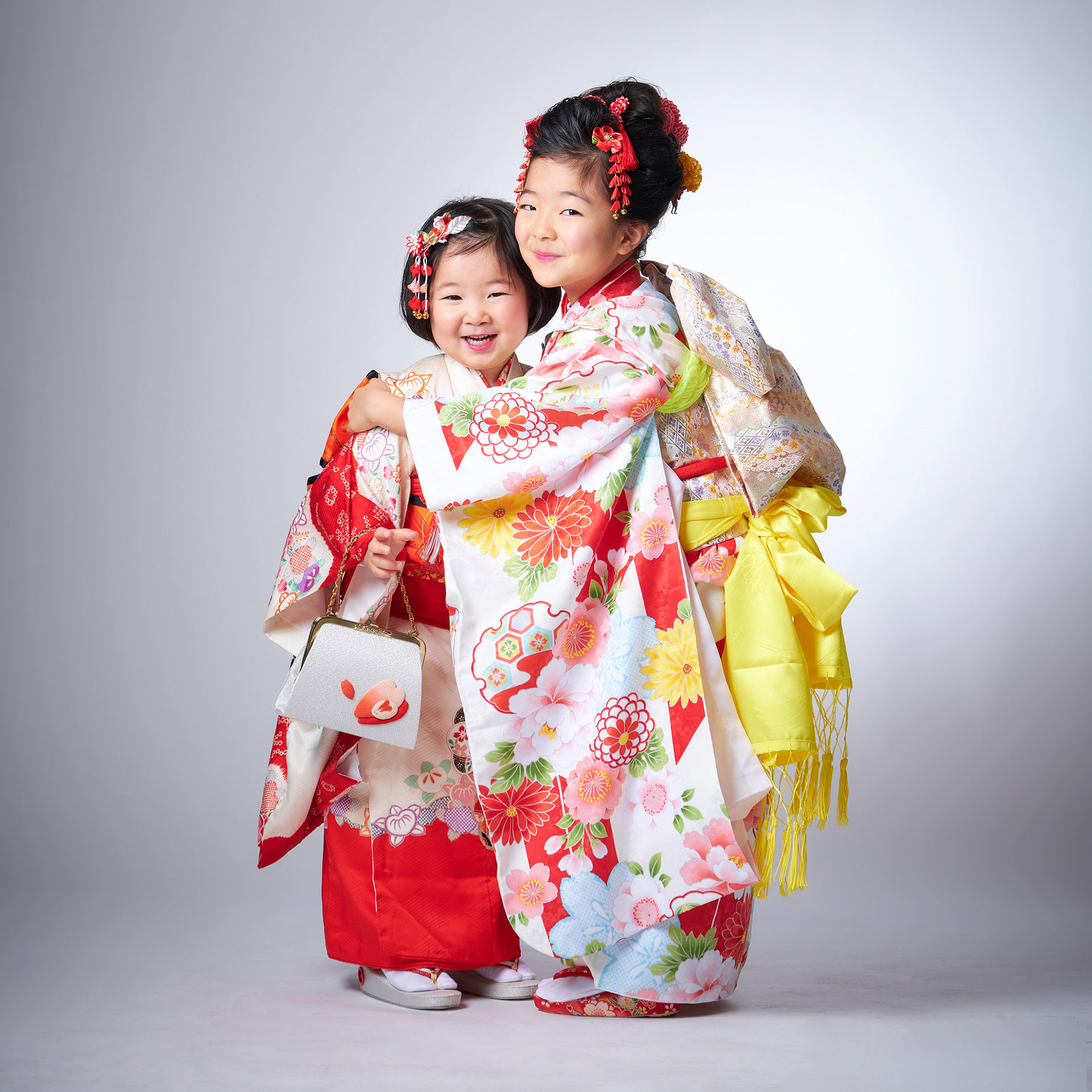 七五三の姉妹