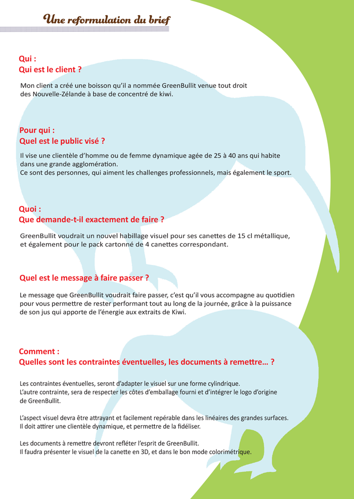 Un bief créatif