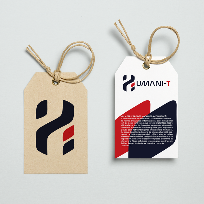 Design pour étiquette de vêtement