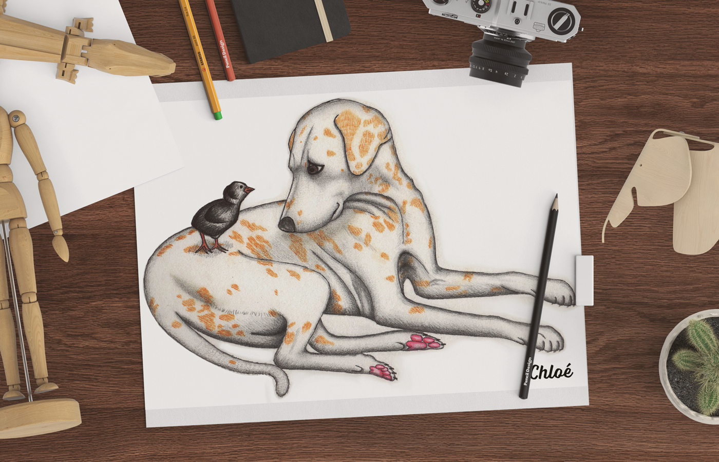 illustration de chien