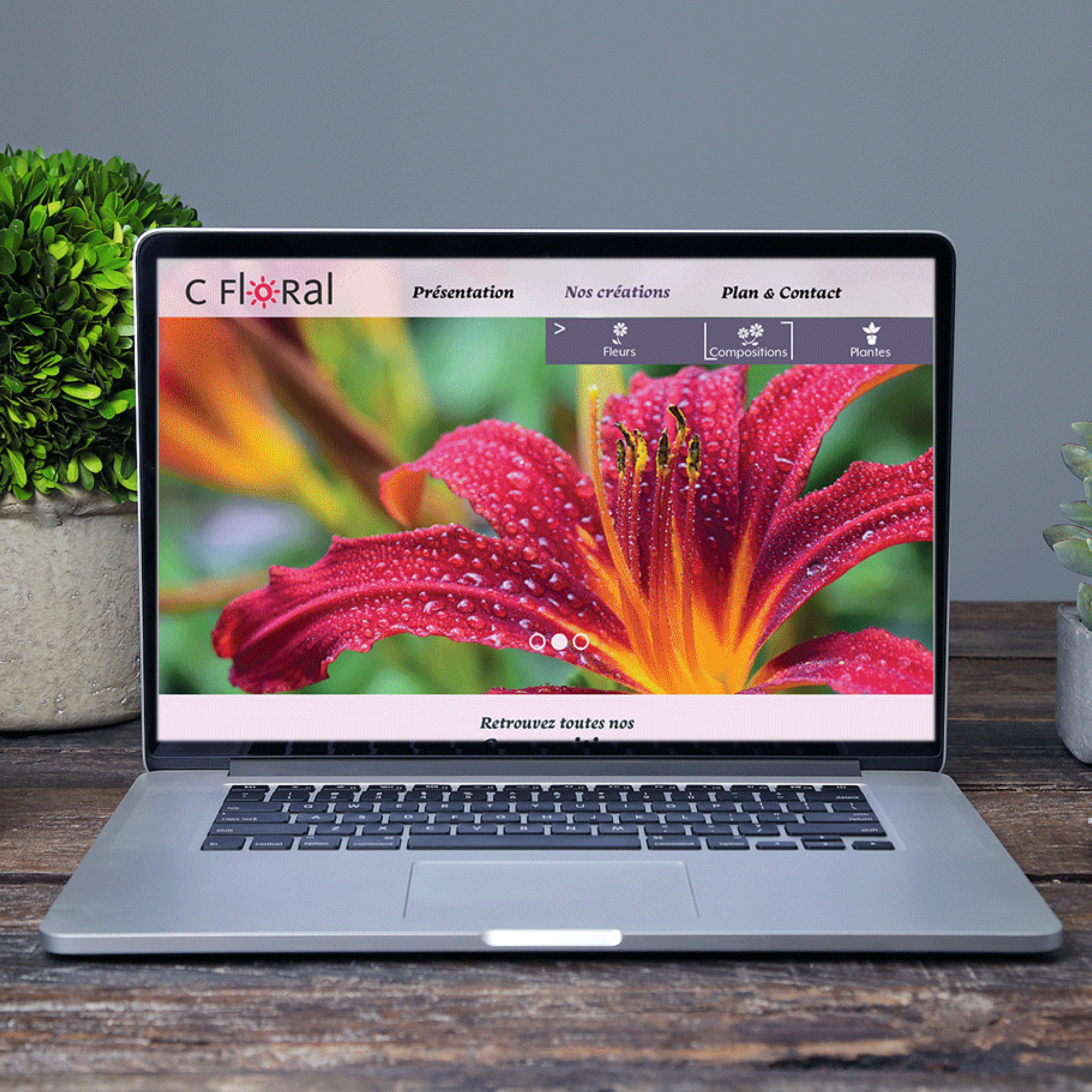 SITE INTERNET DE FLEURISTE
