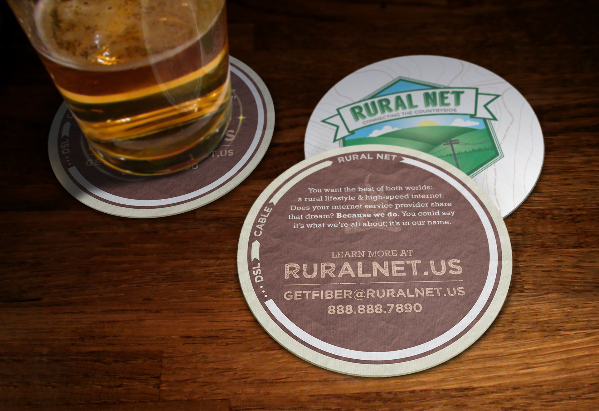 Promotional Coaster Design