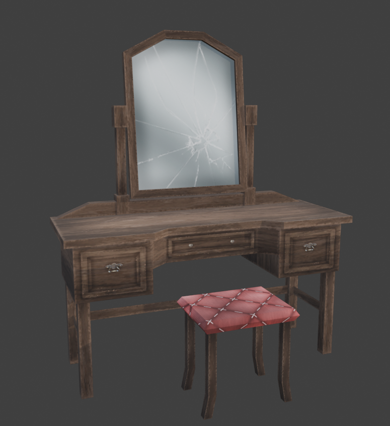 makeup desk