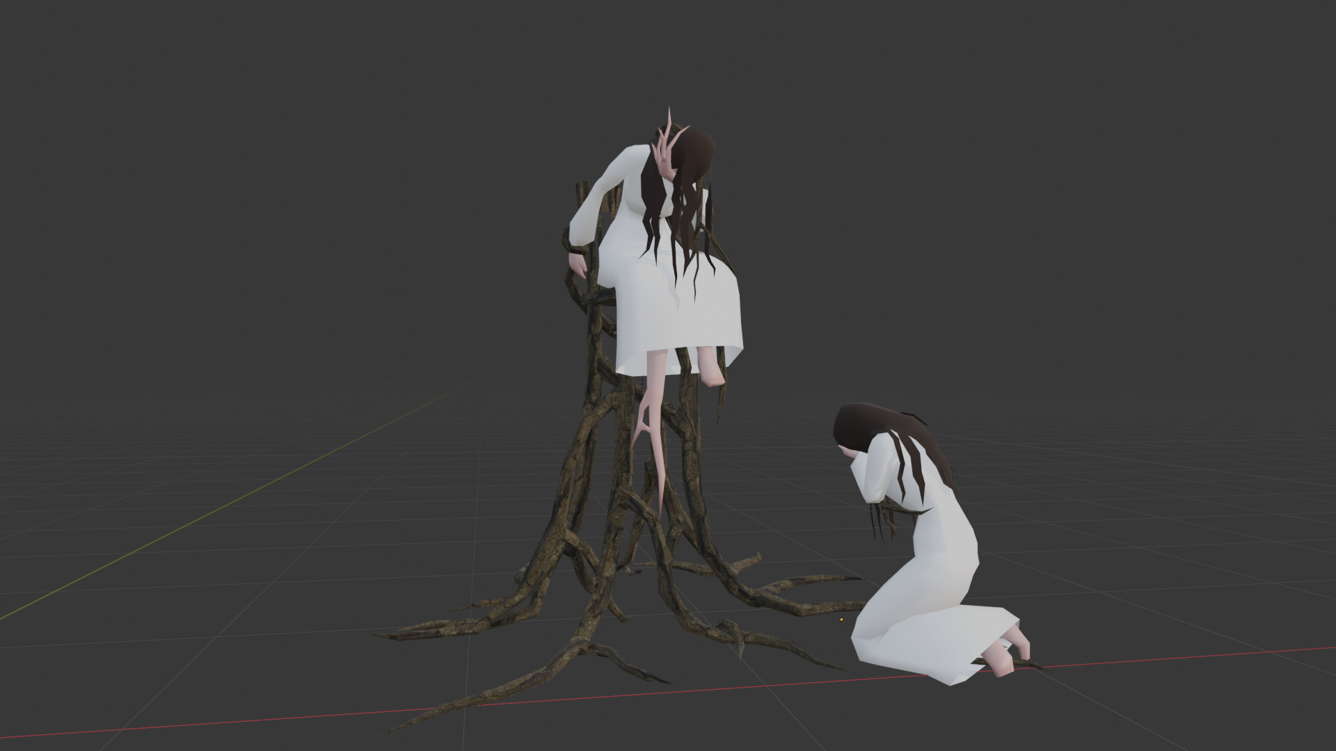 Both versions of Elaine (unfinished)