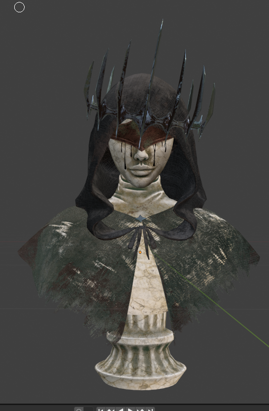 Textured using Substance Painter 3D