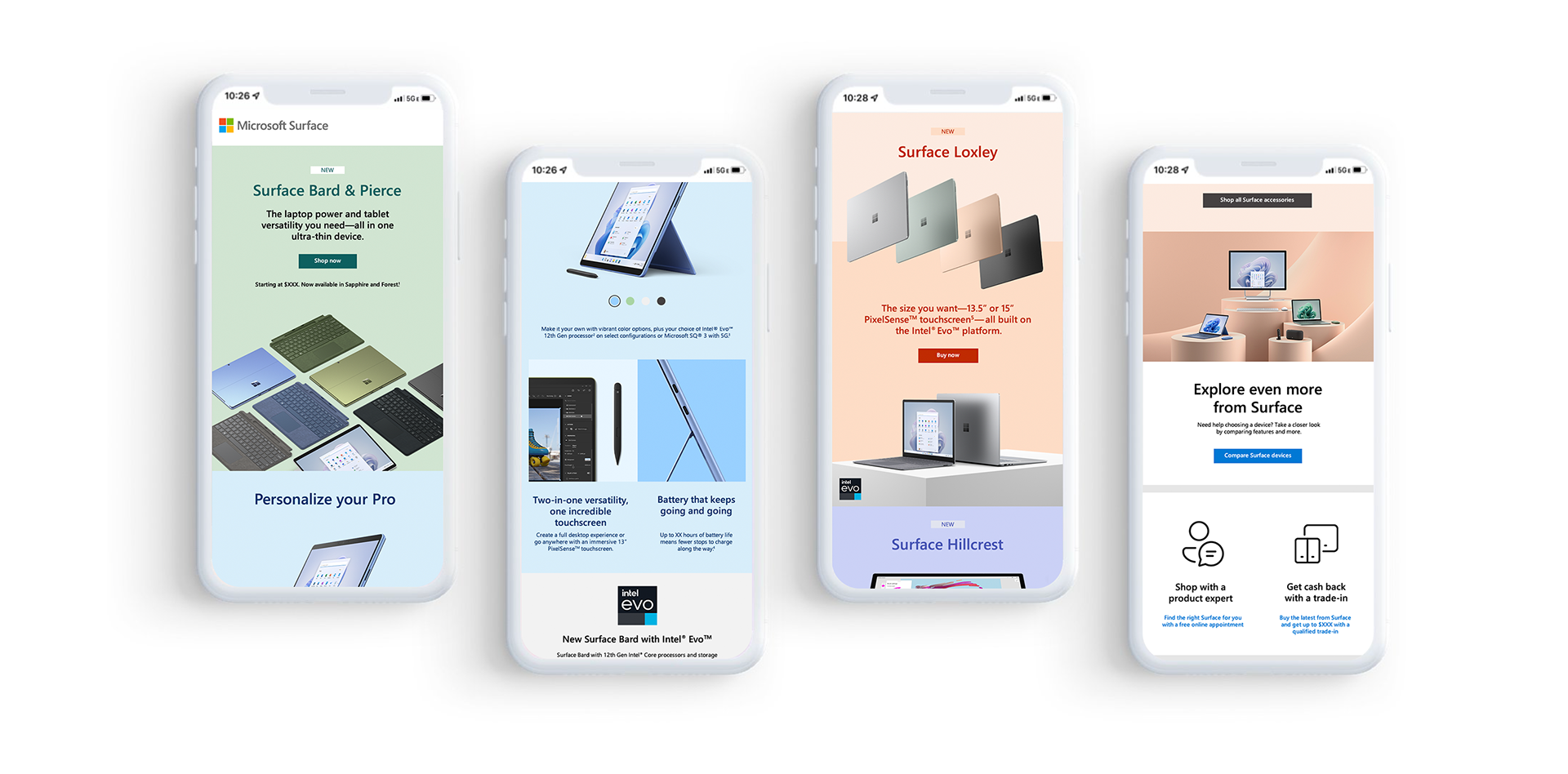 Microsoft Surface Features