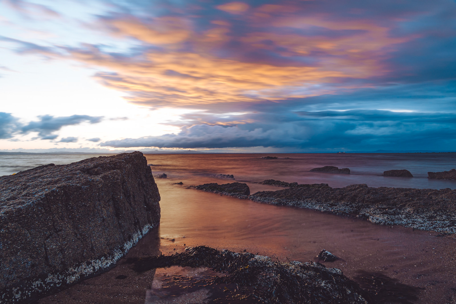 Sunset over the Forth