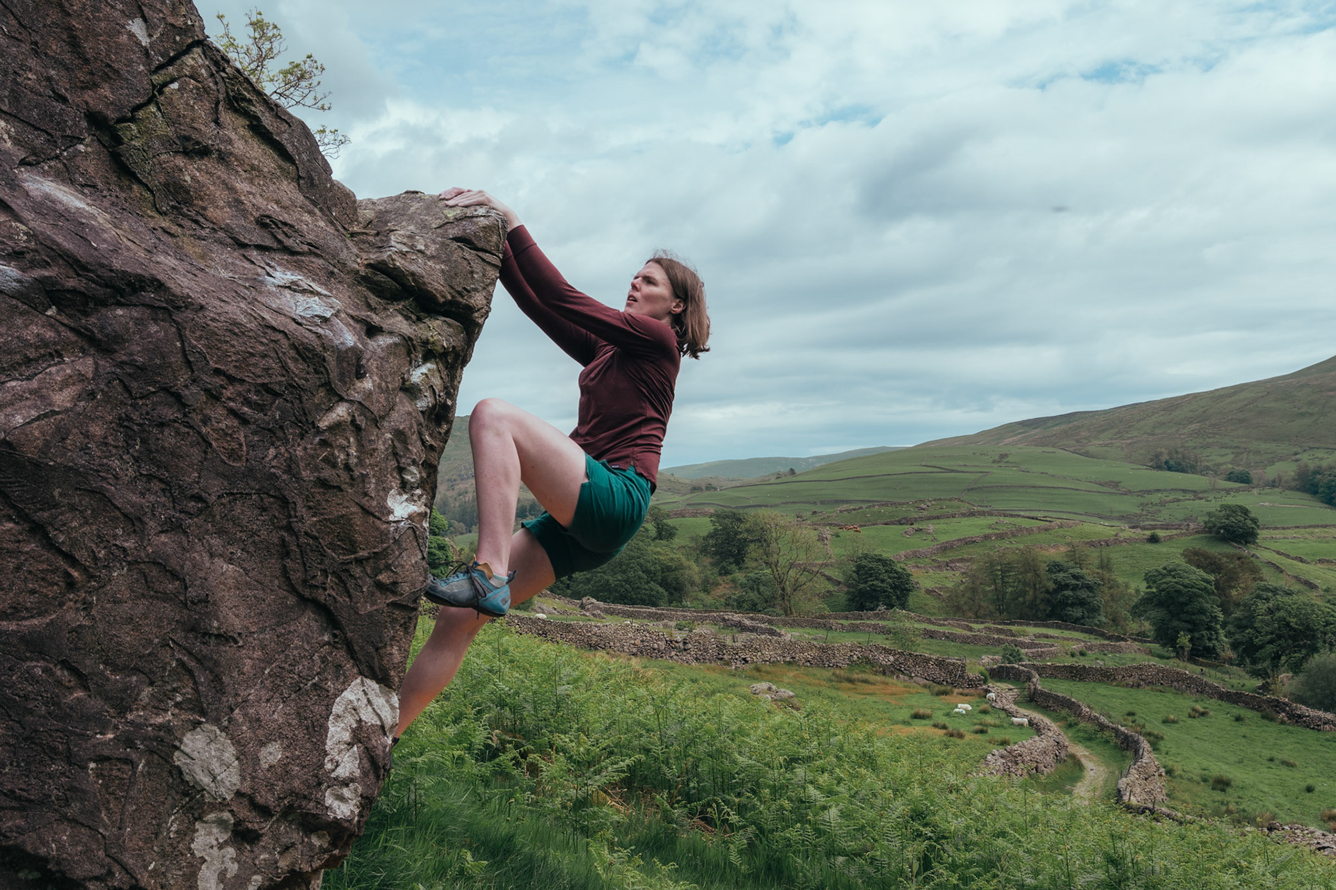 Climbing at Kentmere