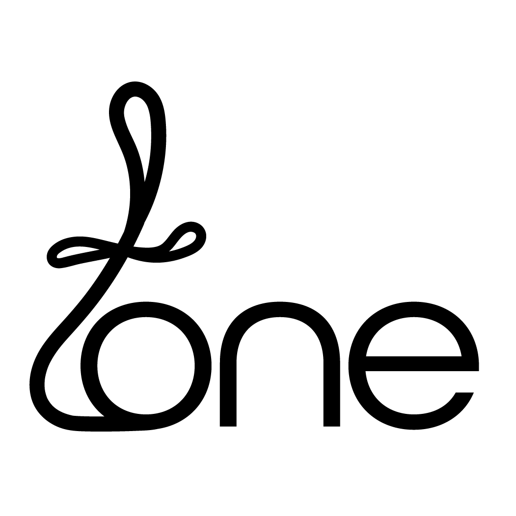 Tone logotype, black and white.