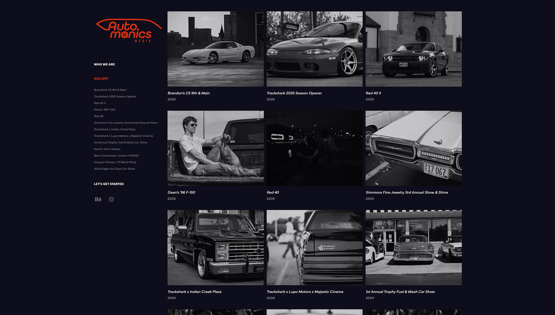 Gallery page for Automanics Media.