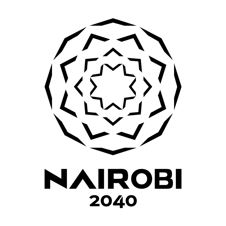 Nairobi 2040, logo, black.