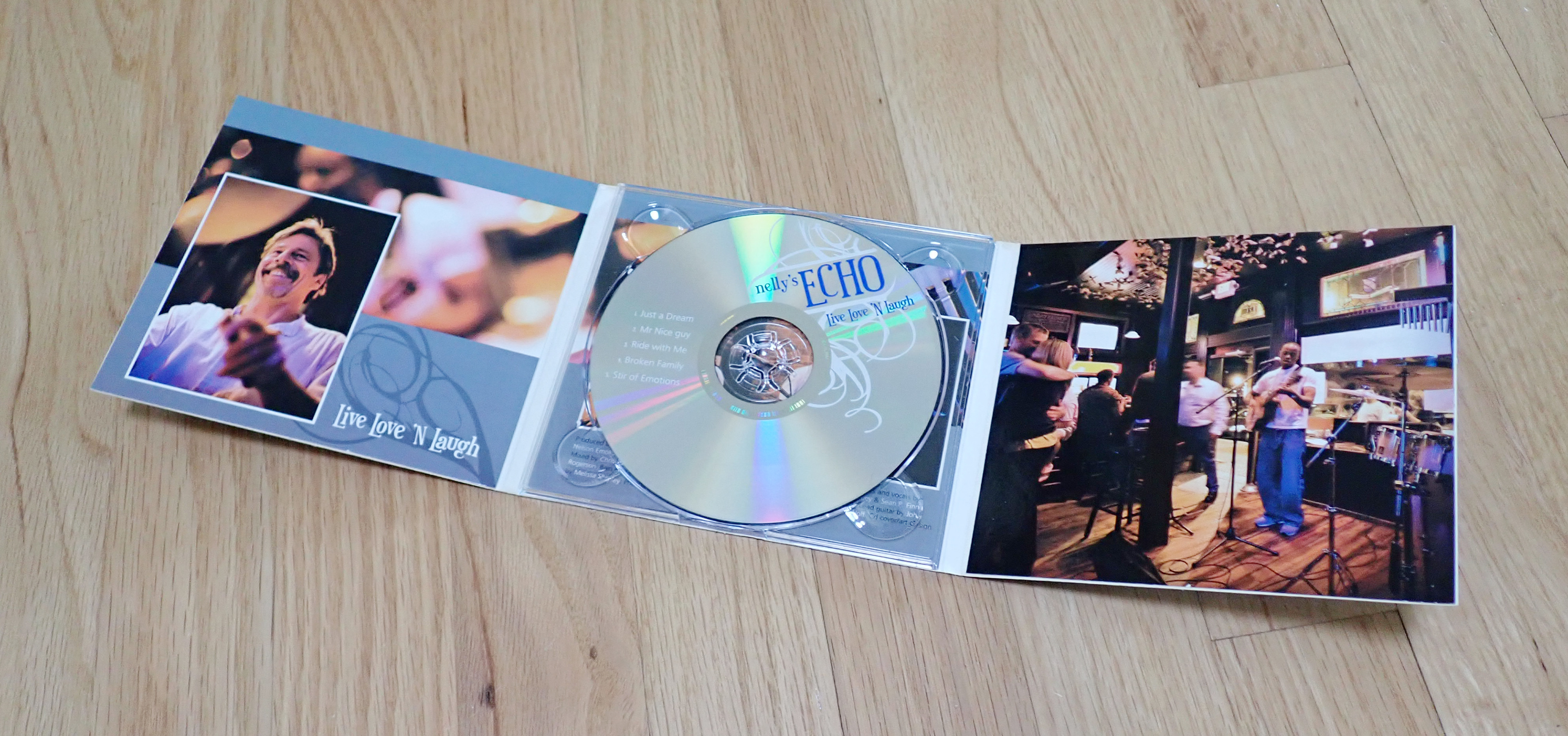 CD package design for Nelly's Echo