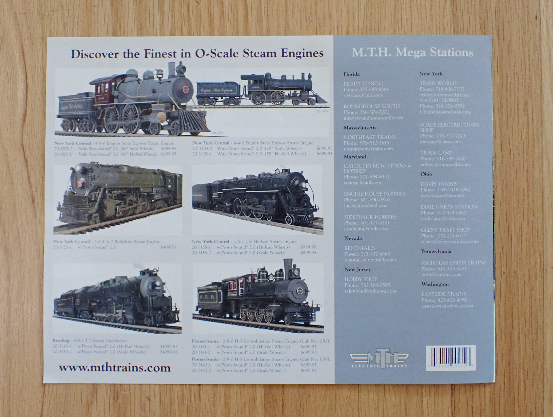 4-4-0 Empire State Express Promotional Brochure