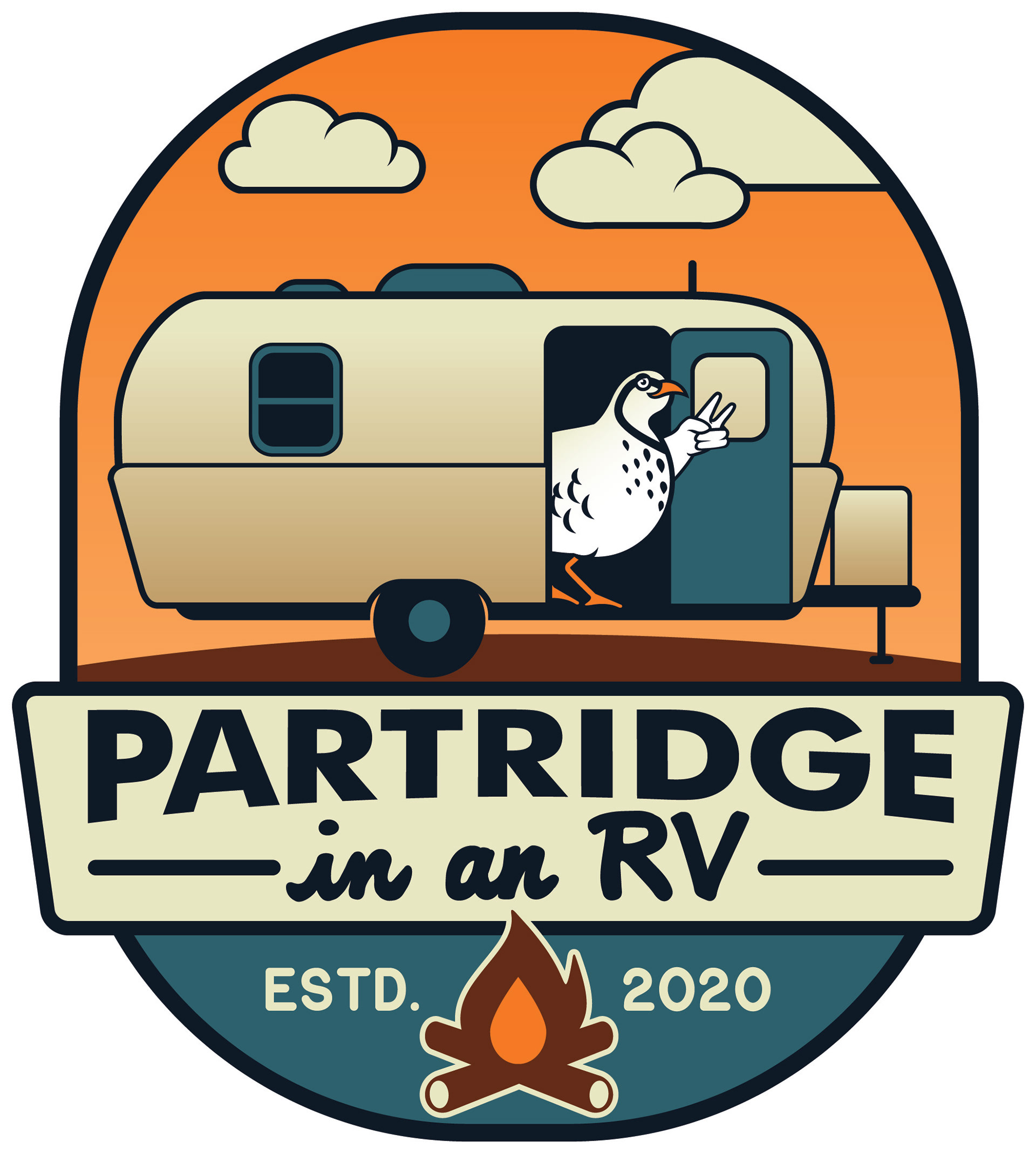 Logo design for Partridge in an RV