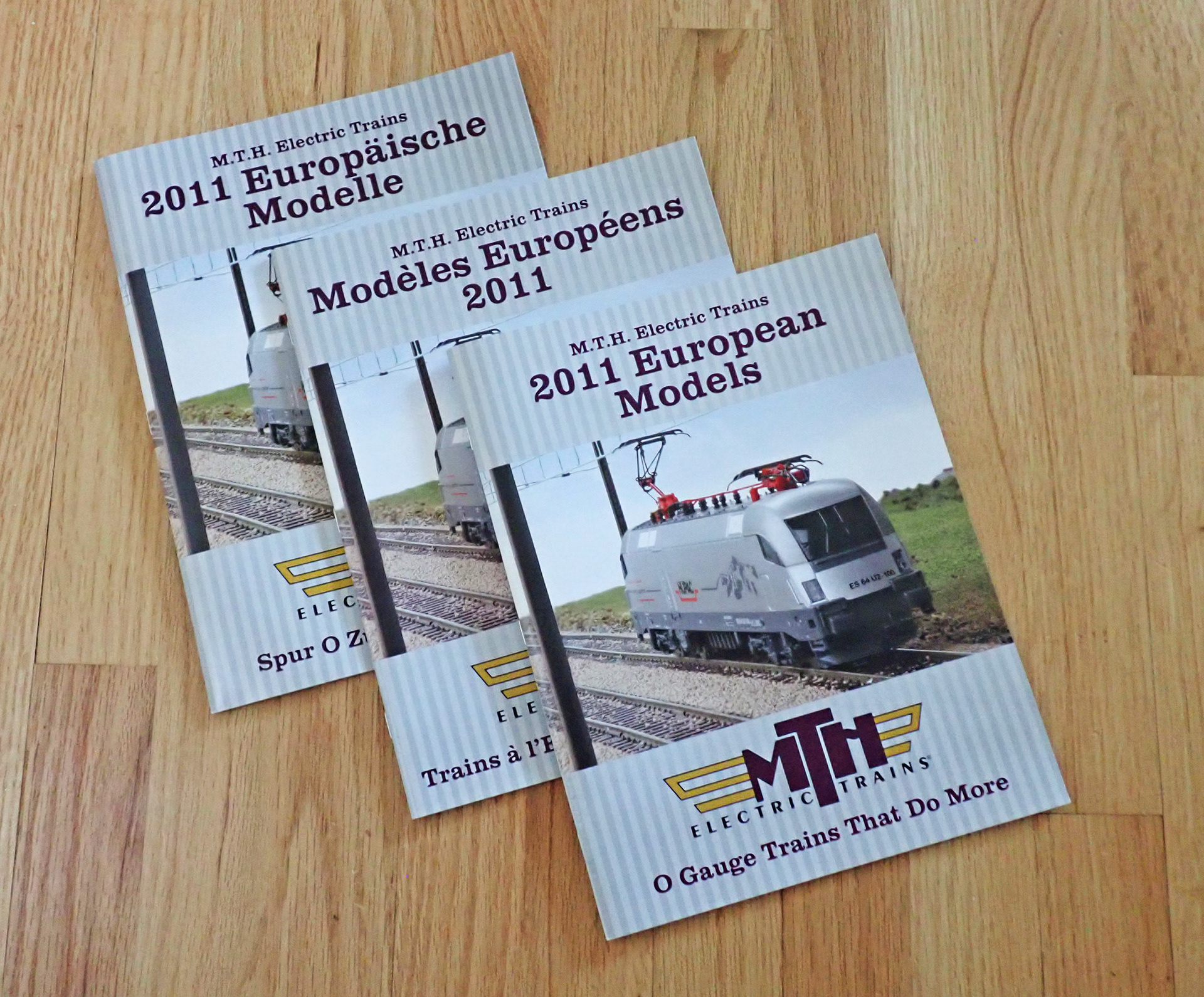 2011 M.T.H. Electric Trains European Models brochure in English, French and German