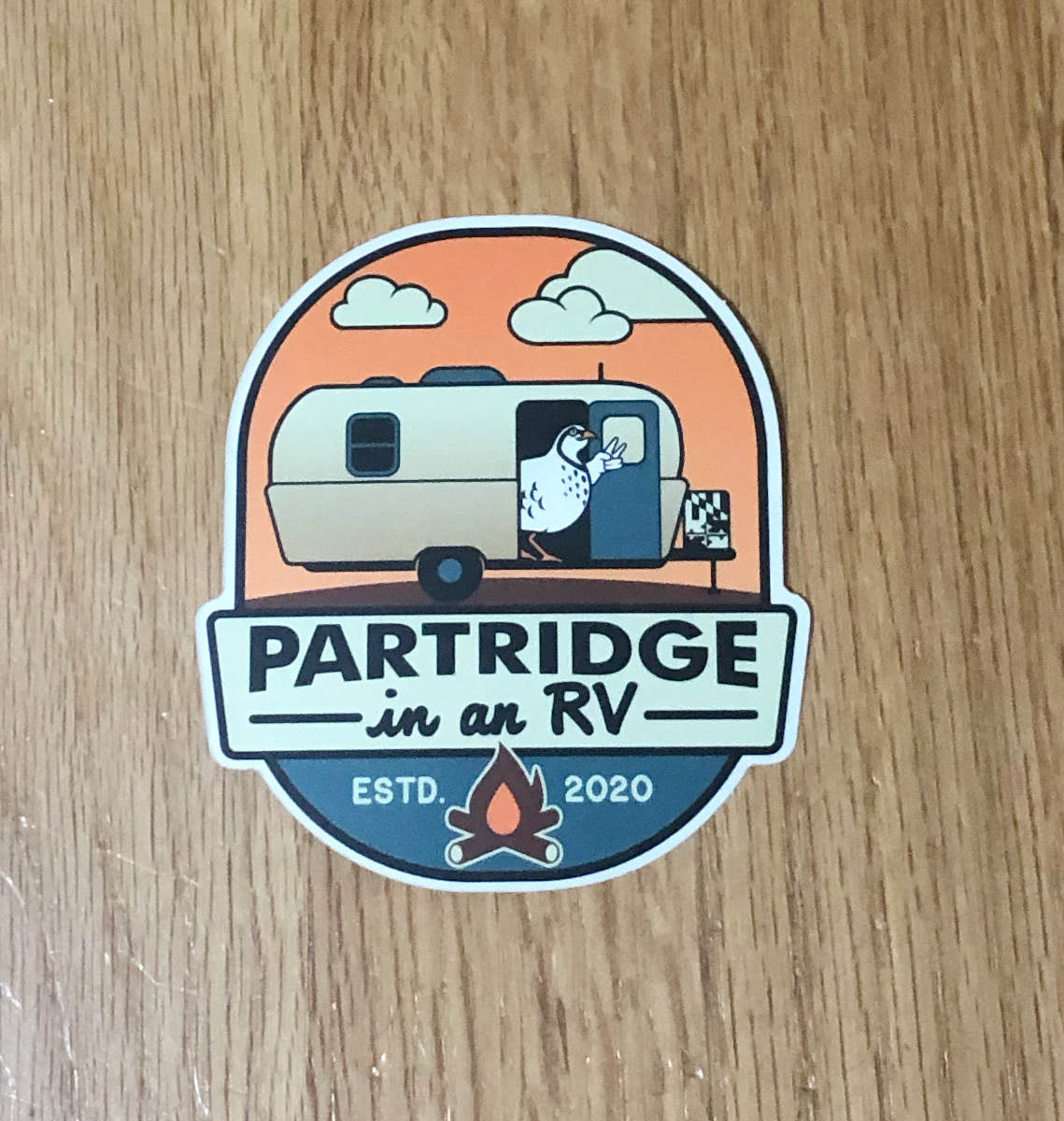 Final logo was used for stickers, merchandise, and social media channels