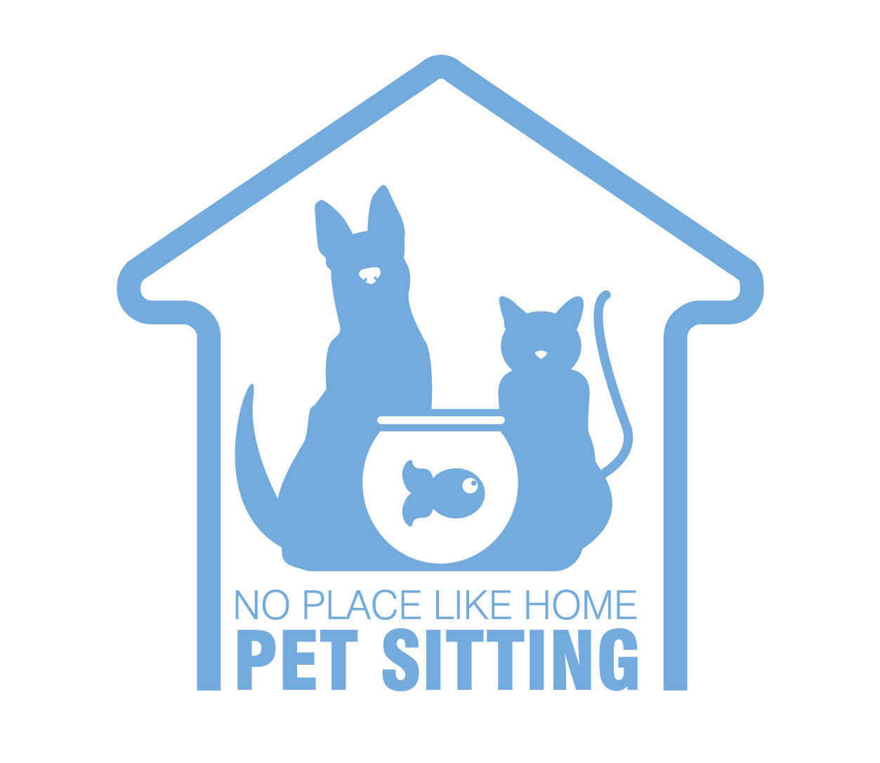 Logo Design for No Place Like Home Pet Sitting