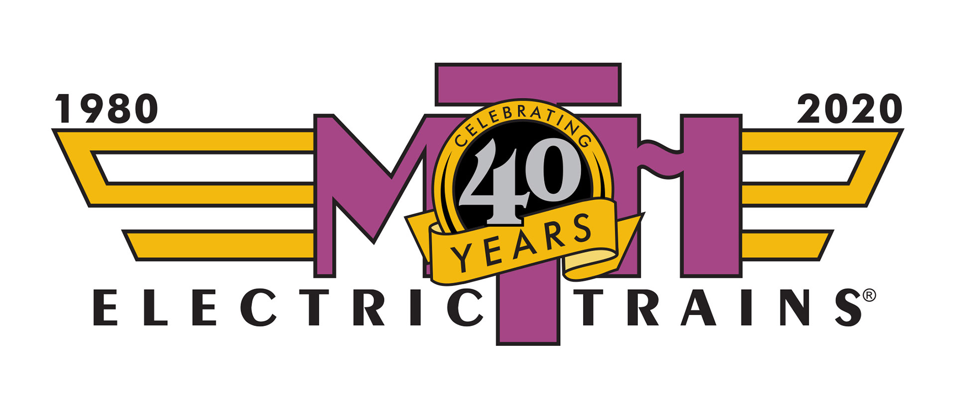 M.T.H. Electric Trains 40th Anniversary Logo . The existing M.T.H. Electric Trains logo needed to be updated to promote the 40th anniversary of the company.