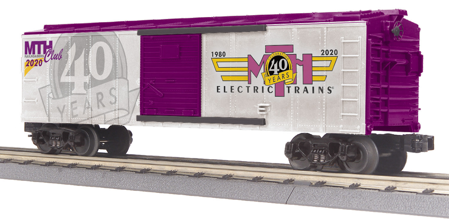 M.T.H. 40th Anniversary logo in use