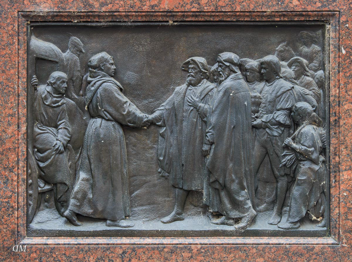 Empfang Luthers an der Universität 1522