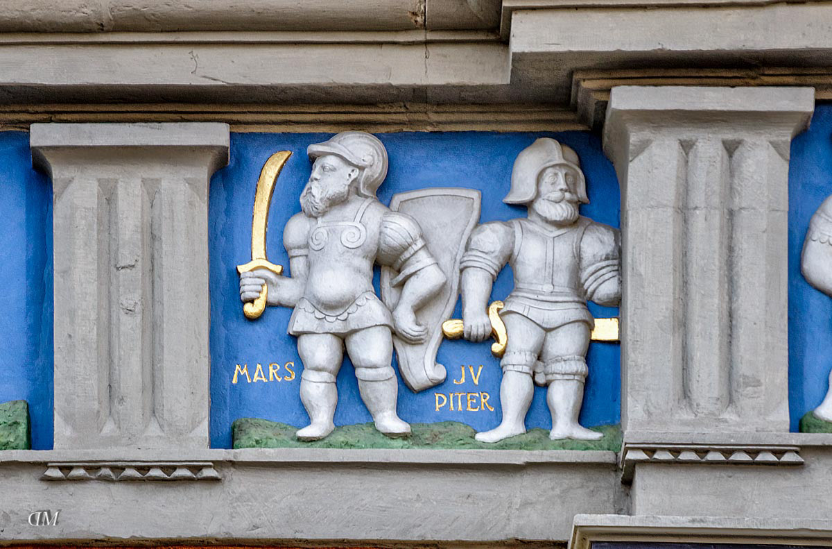 Mars und Jupiter