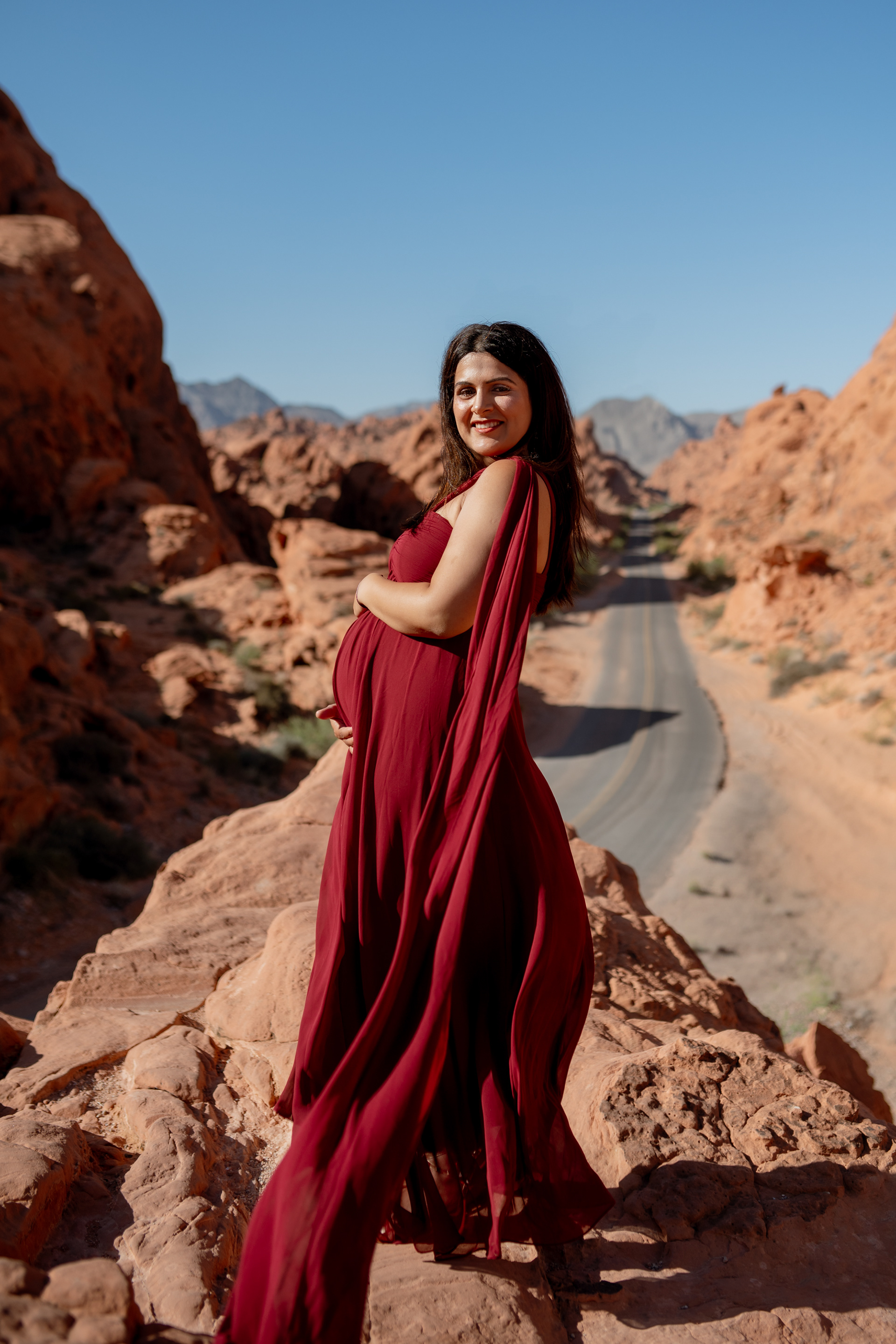 maternity photography valley of fire