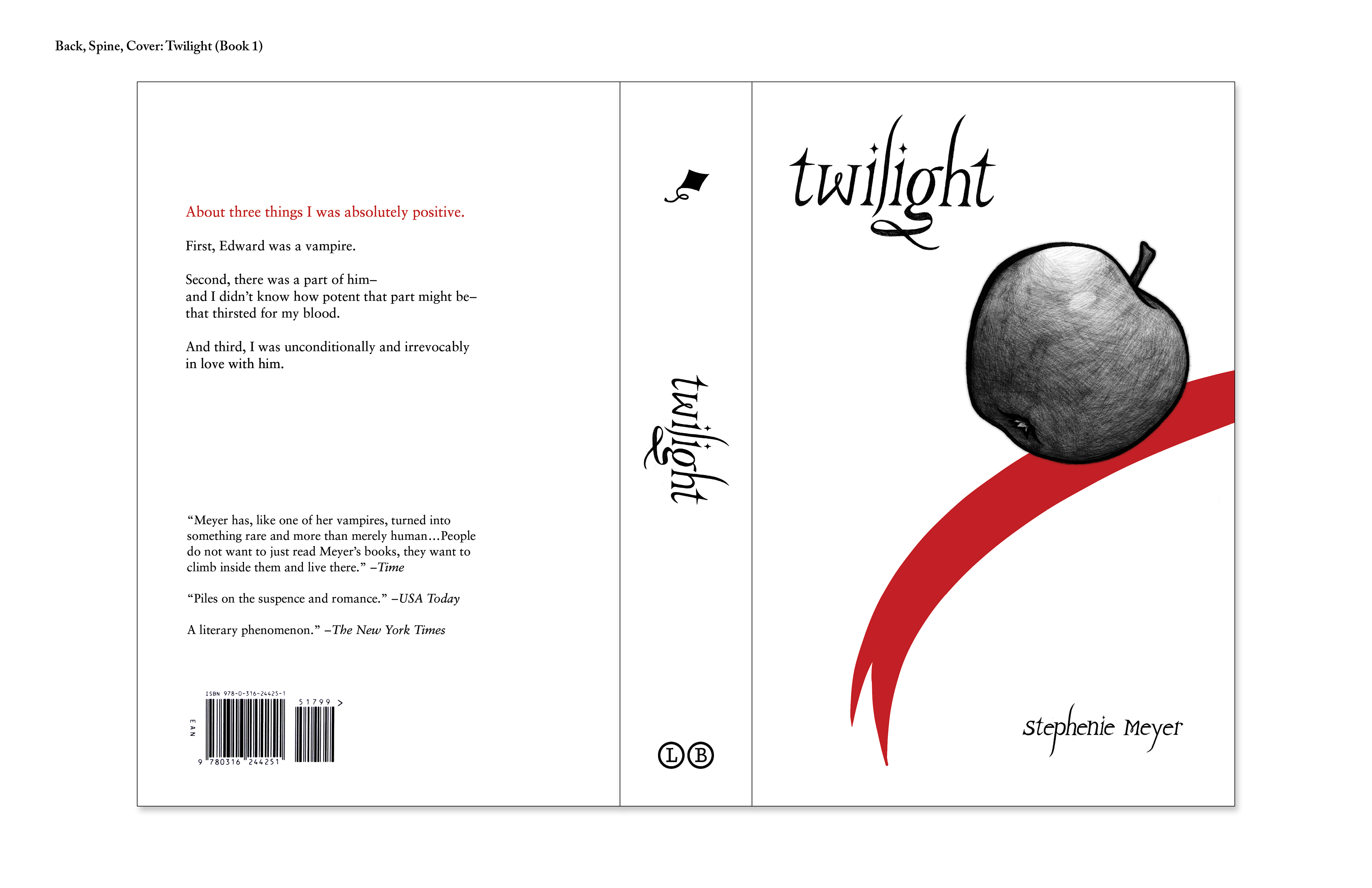 Re-Designing the Twilight Saga Book Covers ~