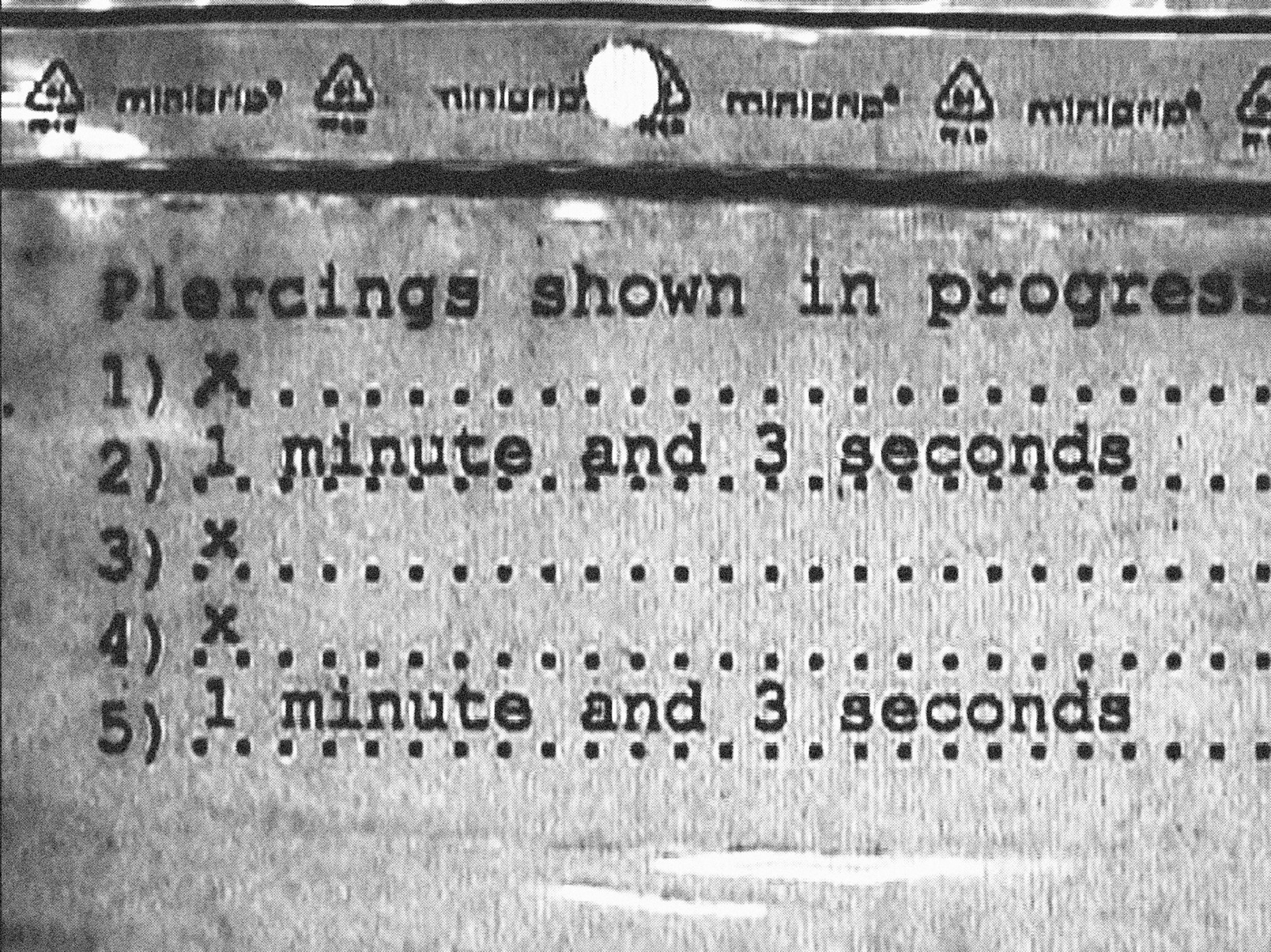 5 New Piercingspiercings 01 - 02site specific intervention2008