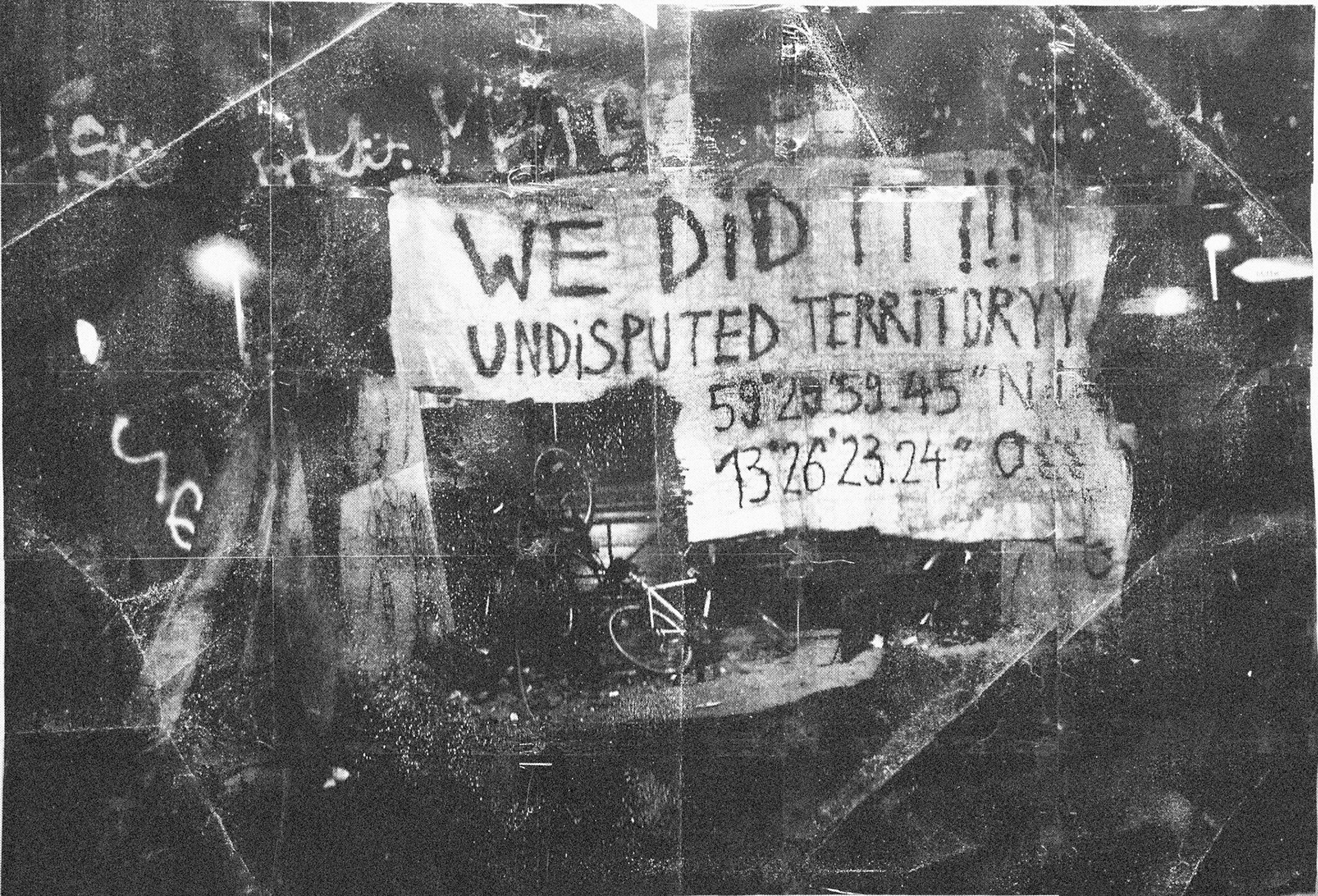 We Did It / Disputed TerritoryinterventionChert, Berlin2010