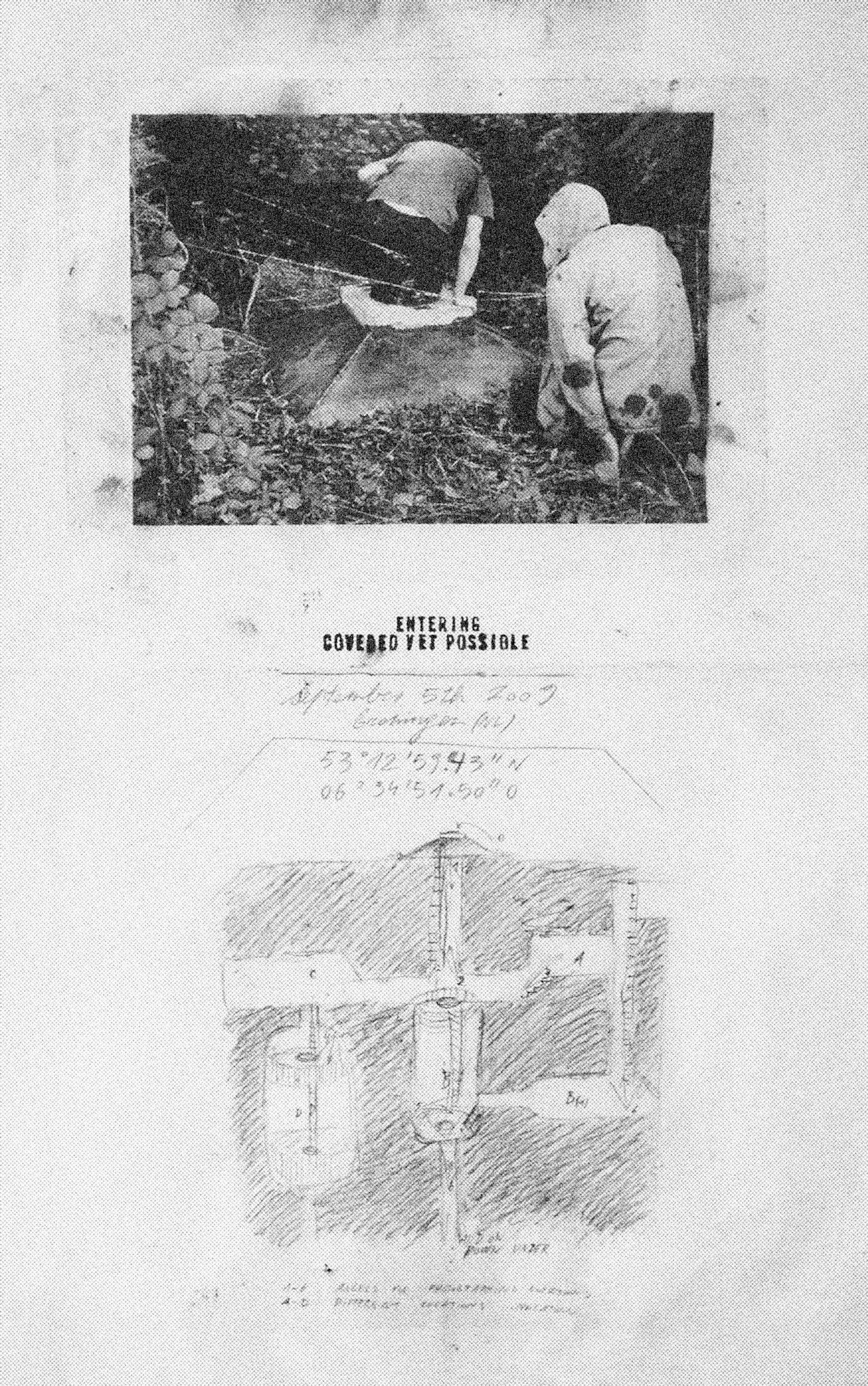 Covered Yet Possiblesite-specific sculpturemetal 120 x 120 x 80 cm2009