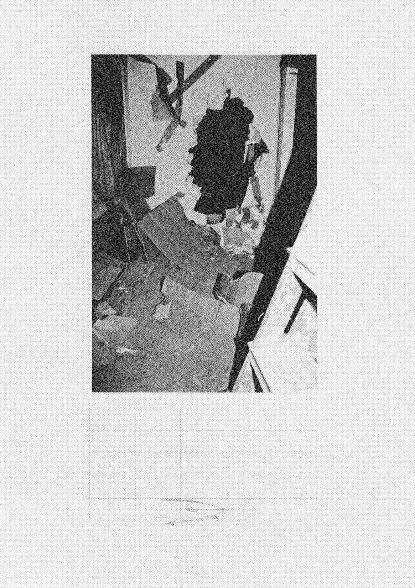 On All FoursVideo Installation (5m x 12,5m x 1,25m - MDF panels)DVD, 48', soundHessenhuis, Antwerp (BE)2006