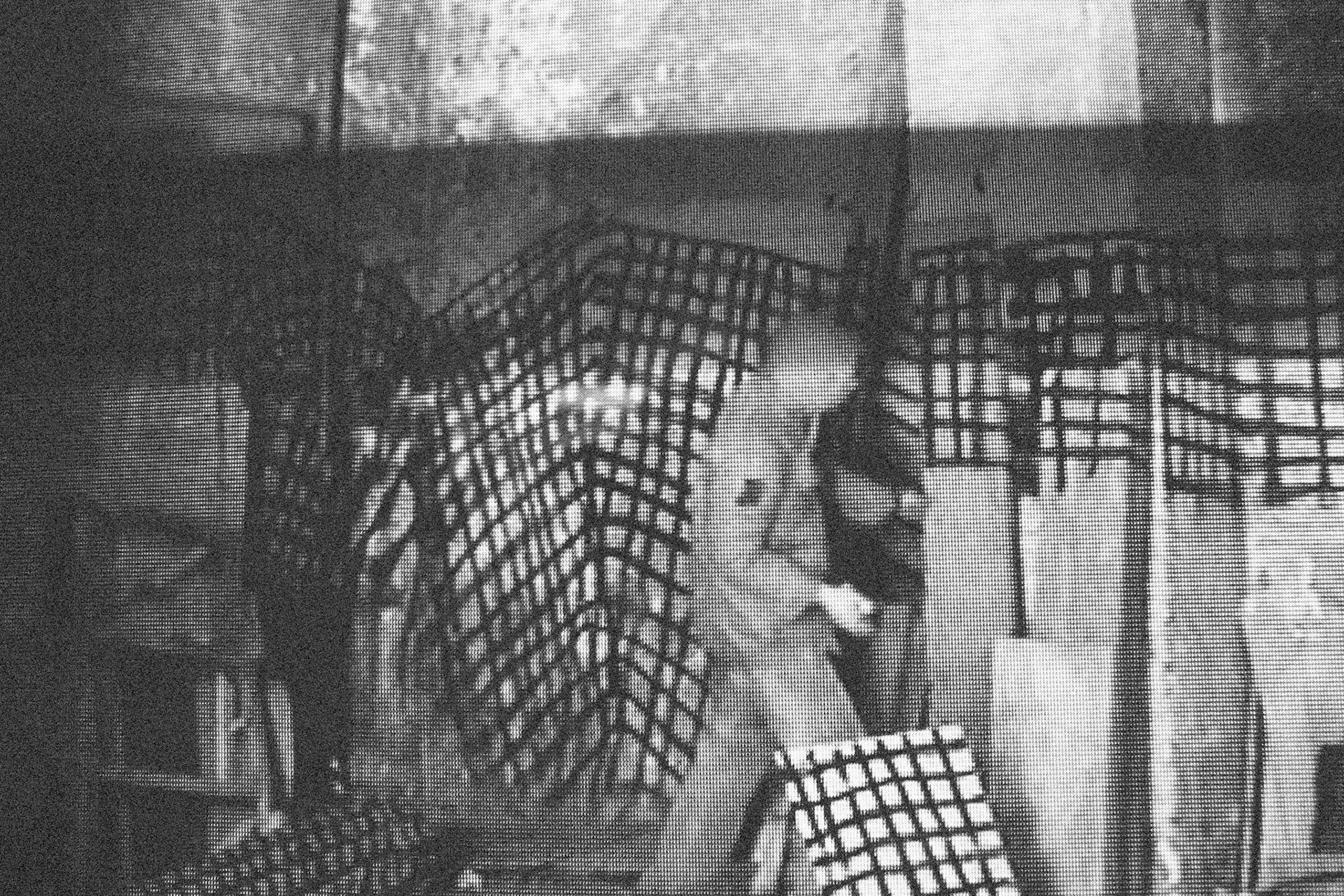 More Gridsvideostill of performance,former military hospital / Groen Kwartier, Antwerp (BE)2005