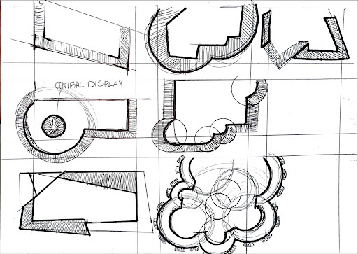 Bar Design Exploration Sketches