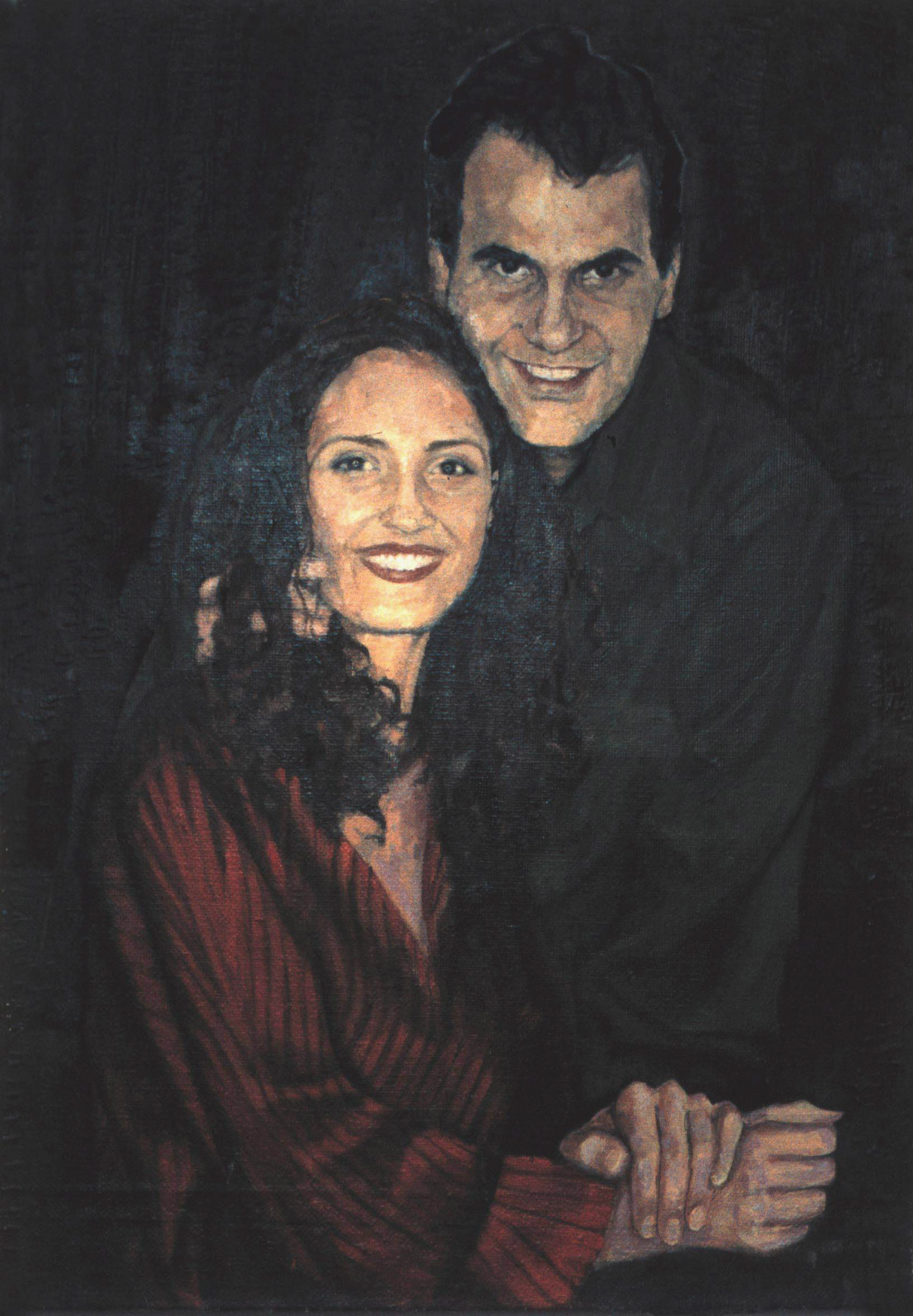 Tittle: PORTRAITS. Technique : Oil on canvas