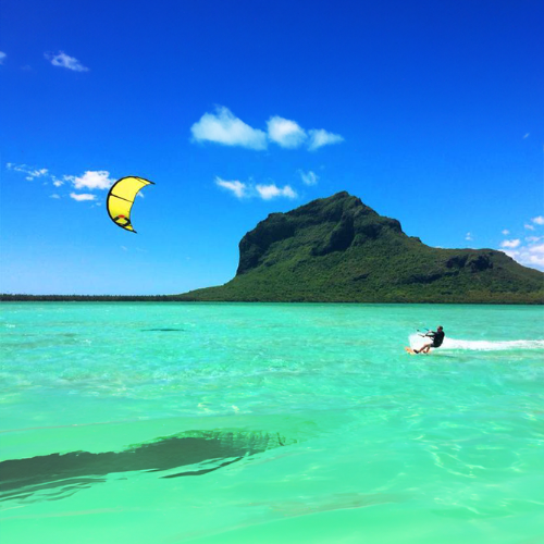 Kite-Surfer vor le Morne