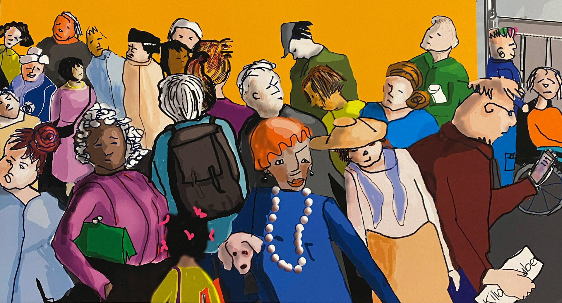 Menschenmenge Besucher:Innen