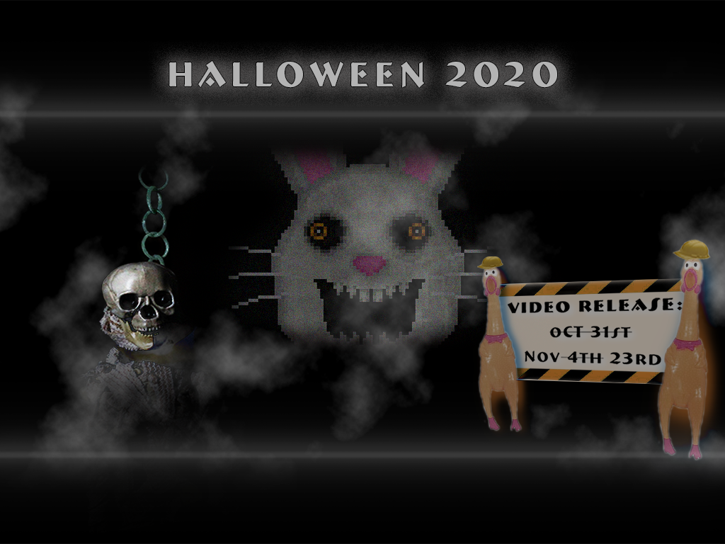 YouTube thumbnail "Halloween 2020" skit - Photoshop; 2020